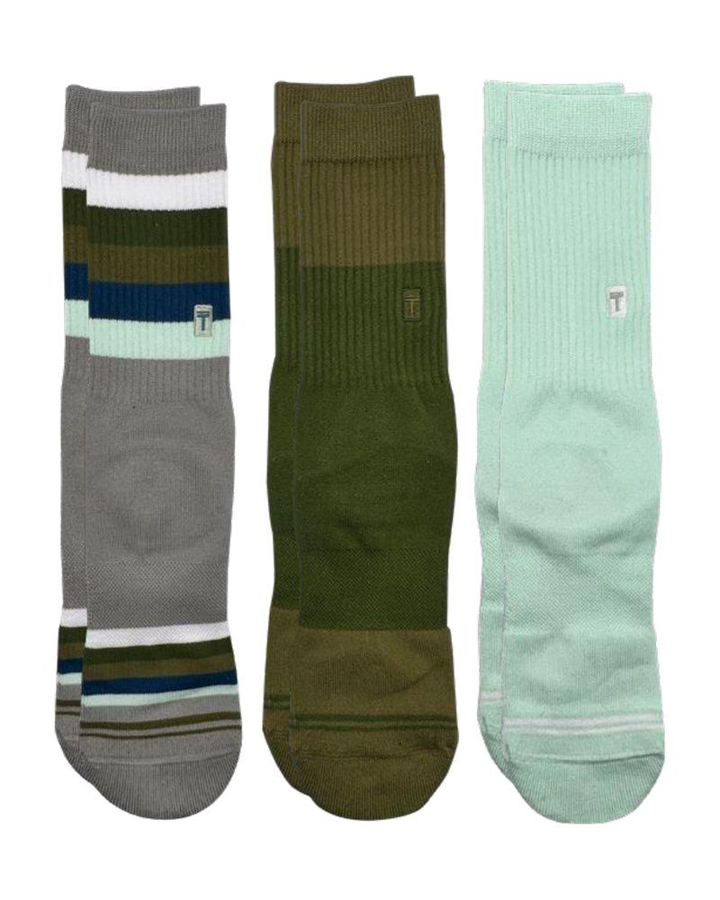 Cyprus 3-pack of crew socks