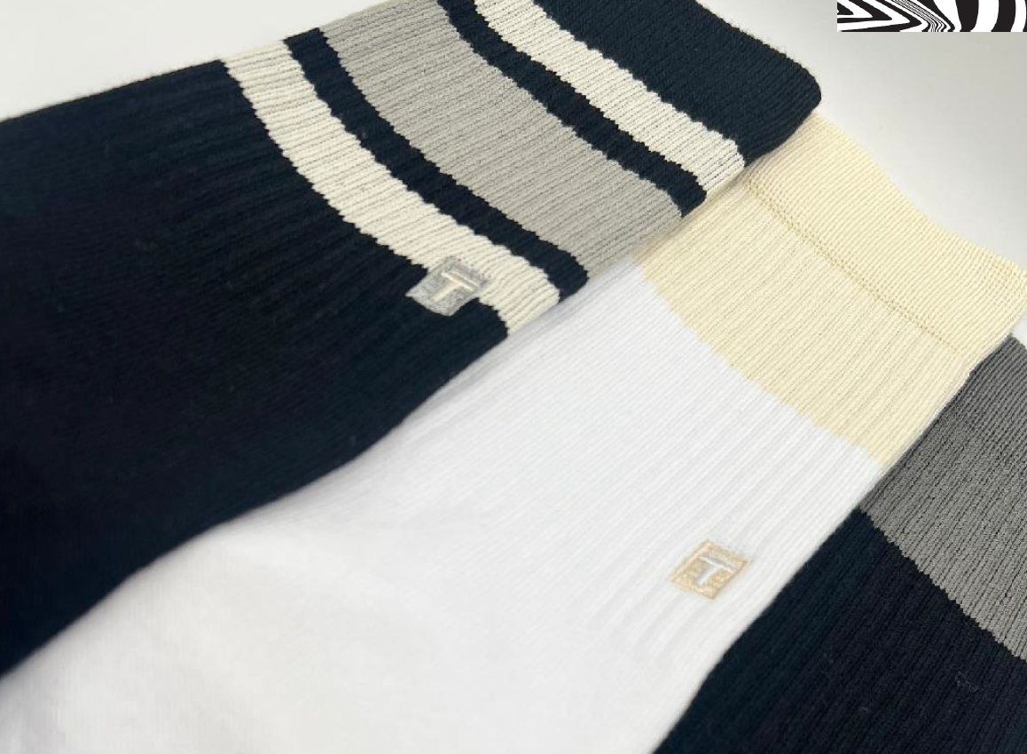 TAKIA Tradition socks worn on foot