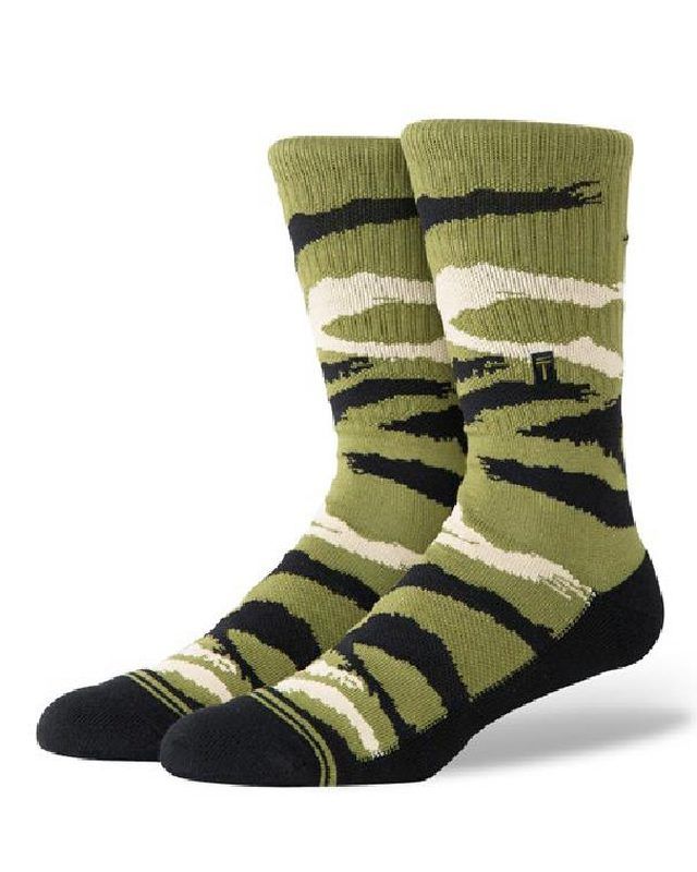 Combat crew socks on foot
