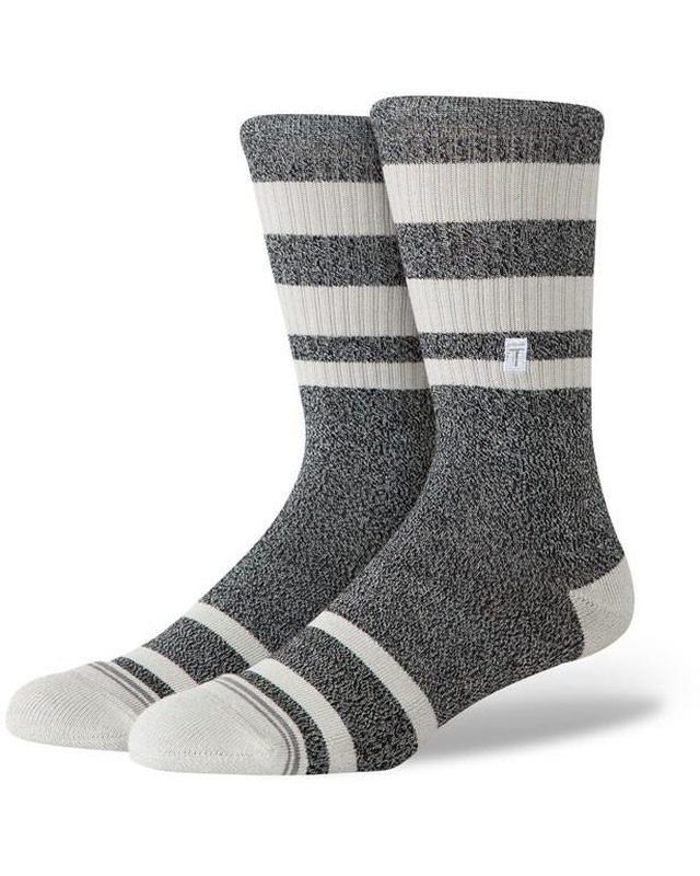 Santa Cruz crew socks on foot