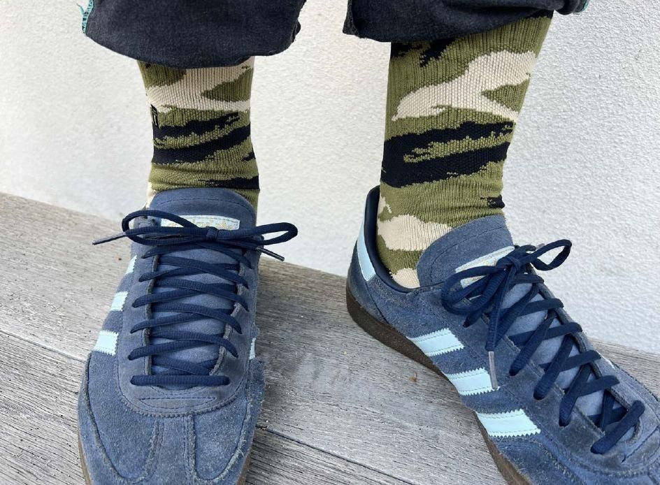 TAKIA Combat socks worn on foot