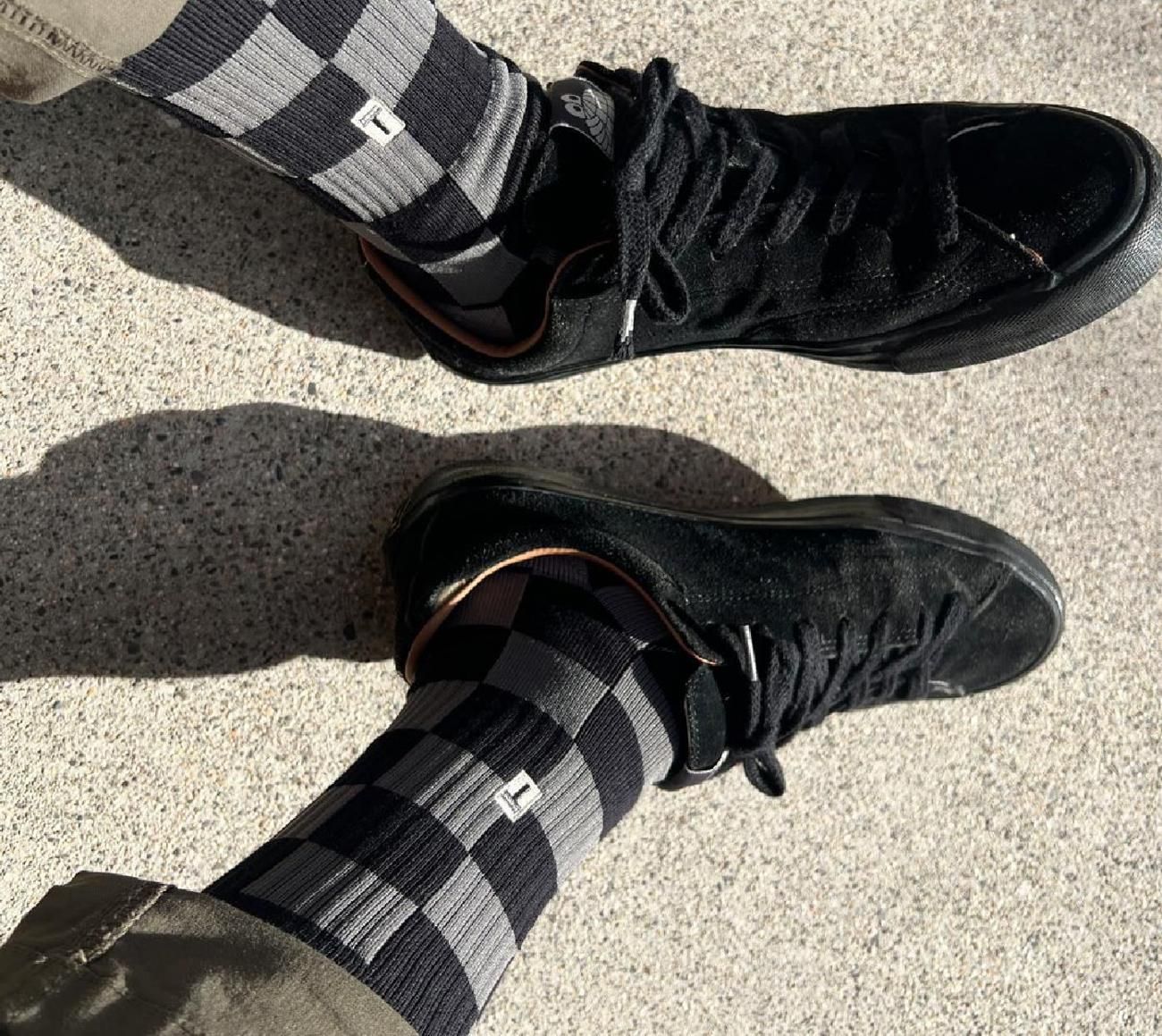 TAKIA checkerboard socks