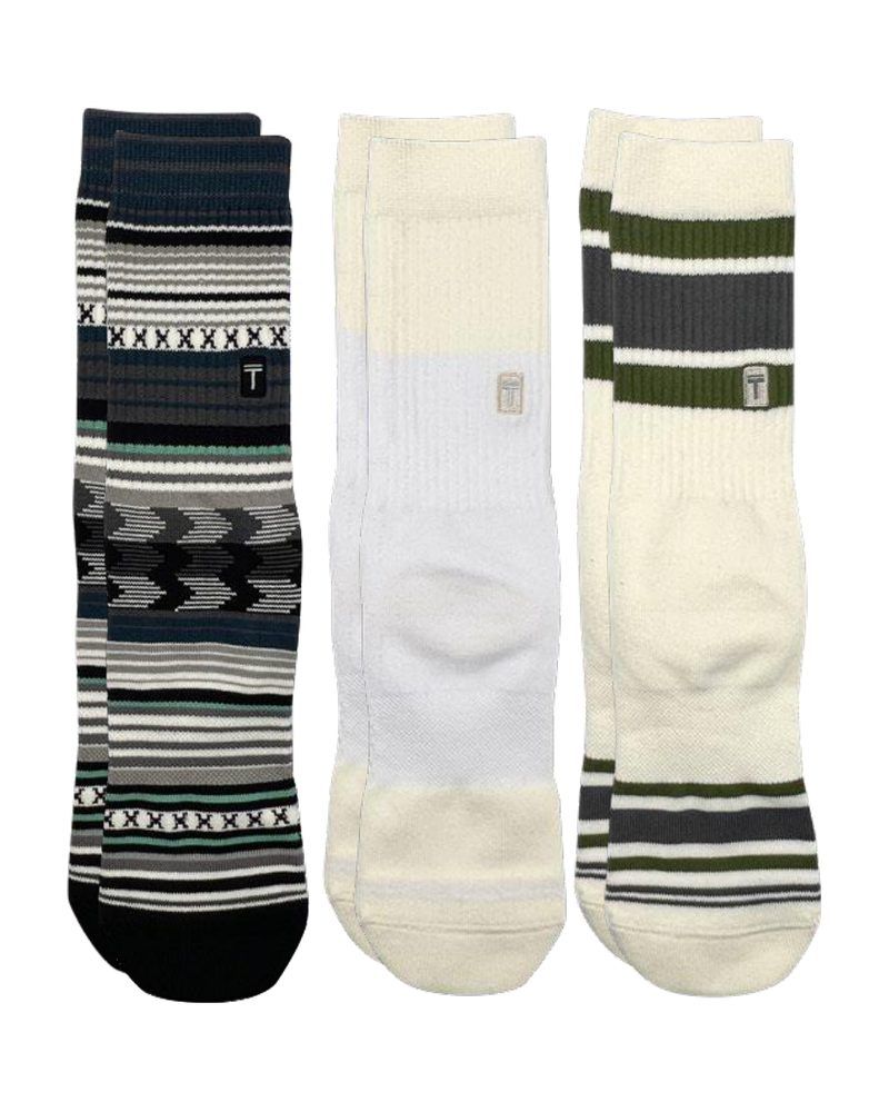 San Diego 3-pack of crew socks